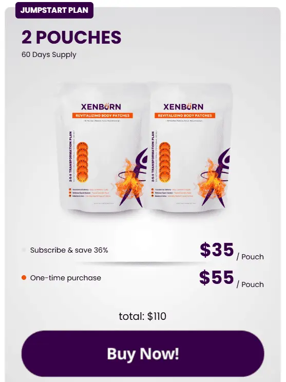 xenburn 2 pouches price
